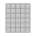 Slika izdelka Air nails šablone abeceda